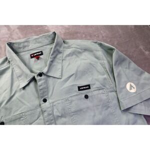 Airwalk Button‎ Front Shirt Men's Size 2XL Skull & Flowers